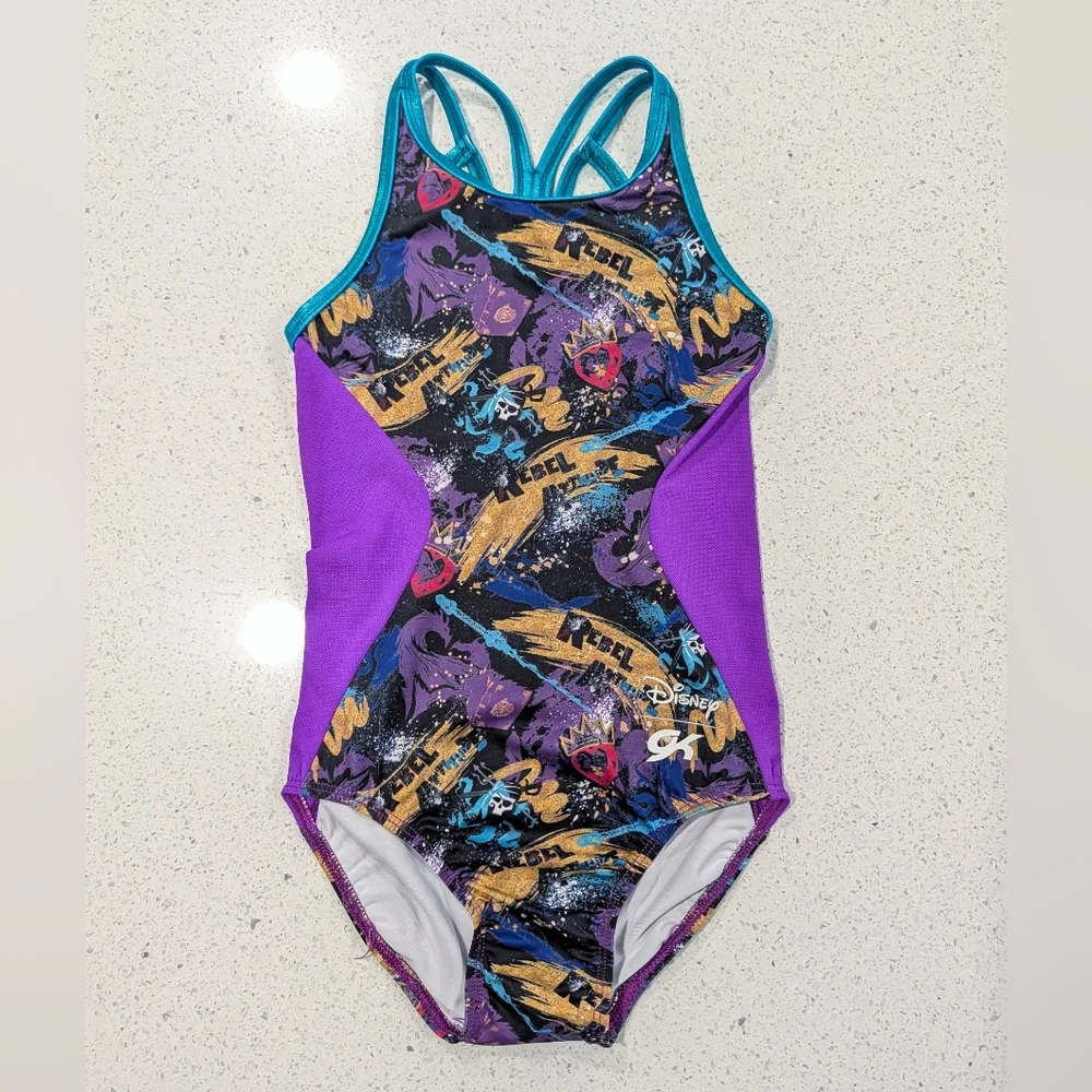 Rebel Purple Graphic Leotard